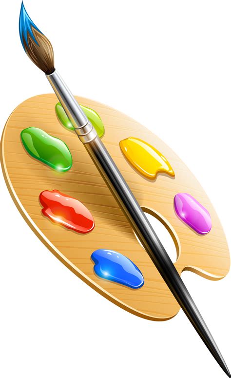 Cartoon Paint Brush Png Png Image Collection