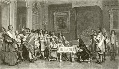 Moliere At Breakfast With Louis Xiv Gravure