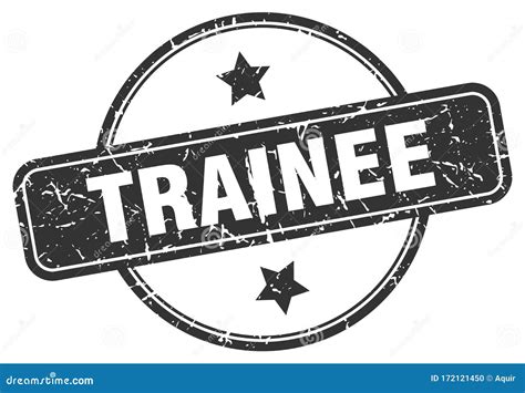 Trainee Stamp Trainee Round Grunge Sign Stock Vector Illustration Of