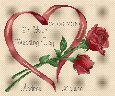 Cross Stitch Chart This Is A Chart Only On Your Wedding Day Sampler Roses This Chart Comes With