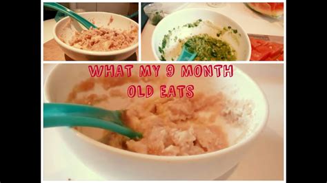 Peel and dice carrots, parsnips and apples then add them to a bowl with olive oil and a pinch of cinnamon, stir to combine. WHAT MY 9 MONTH OLD EATS - YouTube