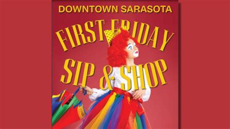 Apr 7 | First Friday CIRCUS NIGHT Sip & Shop Downtown Sarasota, Florida
