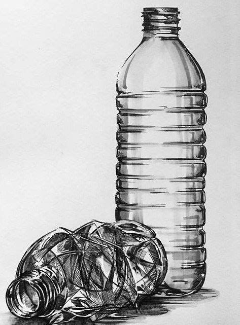 9 Plastic Bottle Drawings Ideas Bottle Drawing Bottle Drawings