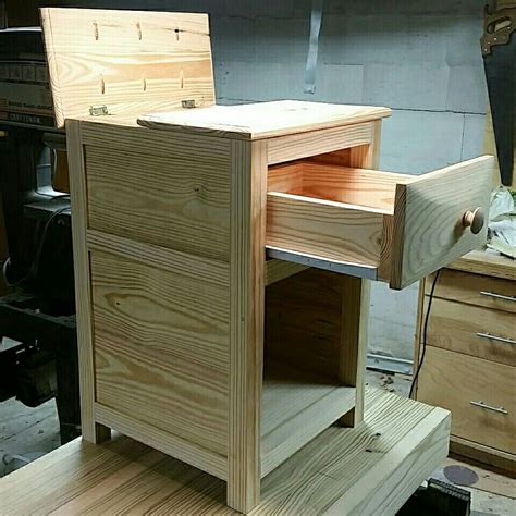 Maybe you would like to learn more about one of these? This custom made nightstand features a hidden compartment ...