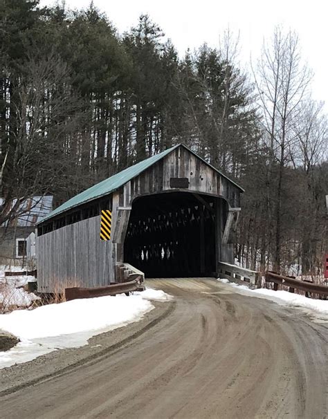 Worrall Covered Bridge Rockingham Vermont Paul Chandler February