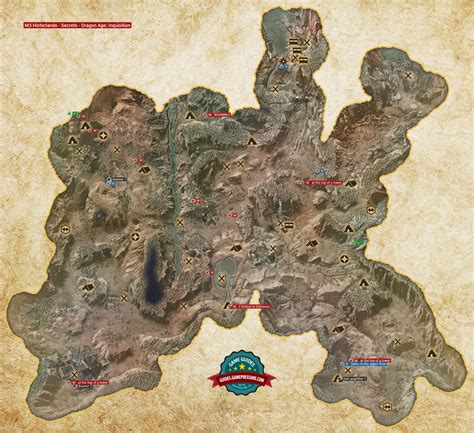 Dragon Age Inquisition Crestwood Map Black Sea Map