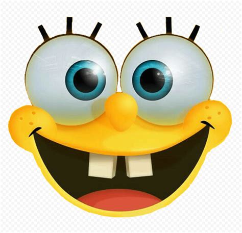 Hd Spongebob Face Smiling 3d Character Png Citypng
