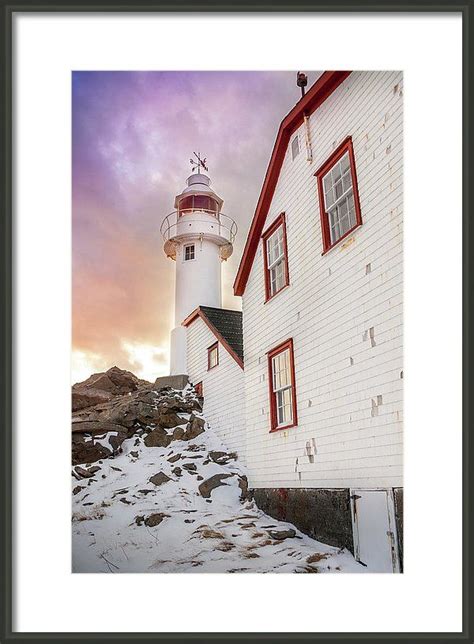 Lobster Cove Head Lighthouse 3 Framed Print By Mike Organ Framed