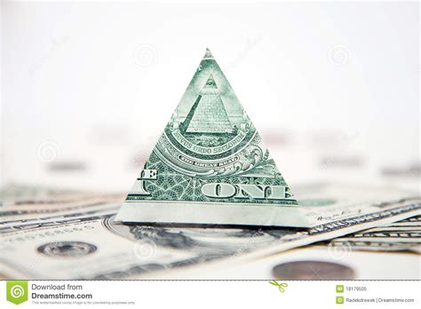 Dollar Pyramid Royalty Free Stock Photo Image 18179505