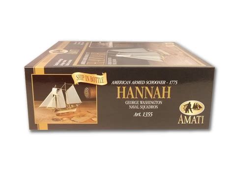 Amati Hannah Ship In A Bottle Kit Hobbies