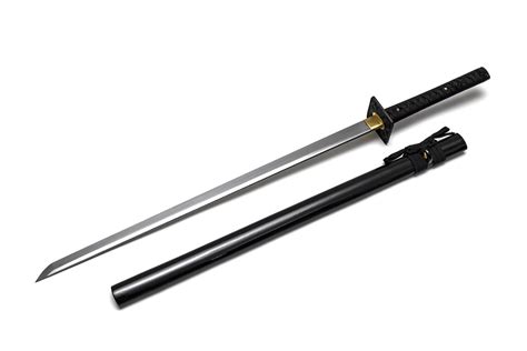 Japanese Ninja Weapons Plastic Toy Samurai 69cm Sword With Knives Combo