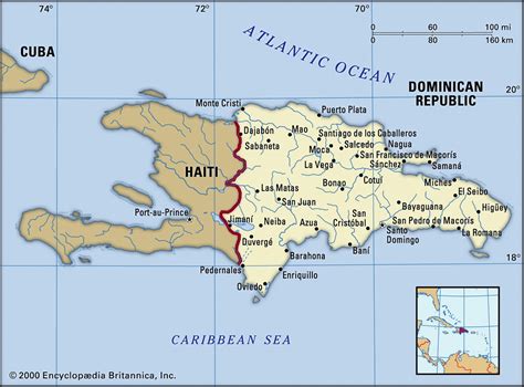 Map Of Dominican Republic And Haiti World Map