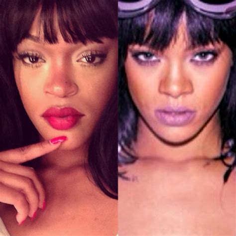 this rihanna look alike is making a career out of her resemblance