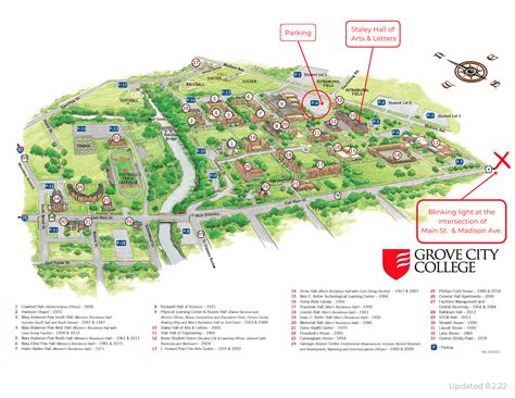 Grove City College Campus Map