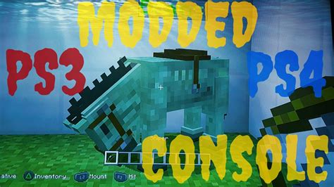 This really awesome universal minecraft converter mod all maps tool got made by matt g (opryzelp) and the showcase video below got made on the ps4 by matt g (opryzelp). Minecraft PS3 PS4 Console Mods Modded Horses - YouTube