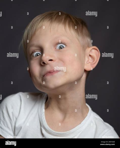 Boy Make Faces Hi Res Stock Photography And Images Alamy