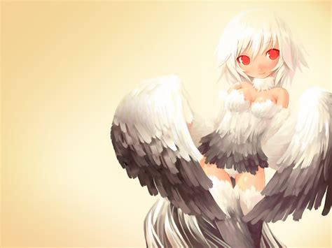 Wallpaper Illustration Anime Girls Wings Original Characters Bird Wing 1600x1200