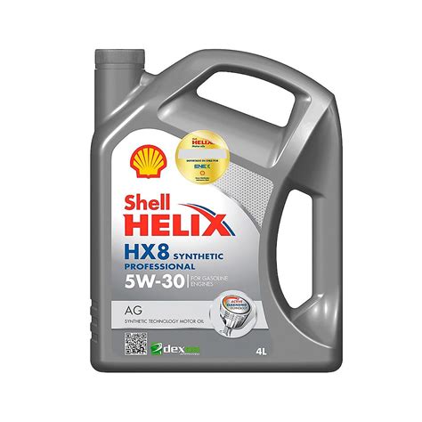 Helps to extend engine life by protecting against wear, even in the toughest driving conditions. Shell Helix HX8 ProSynAG 5W30 12X1LT - Prodalam
