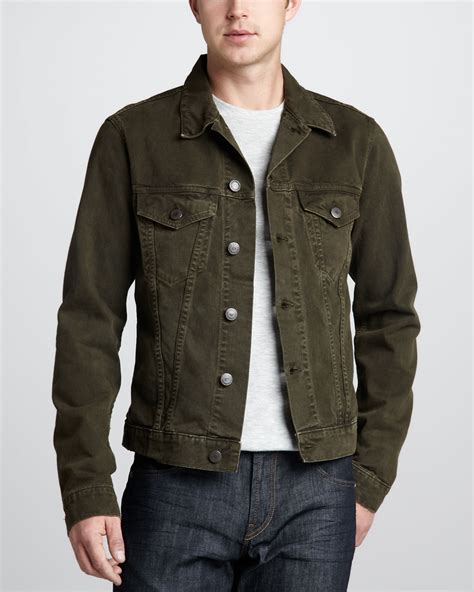 So, that your look is the most stylish and comfortable! J brand Owen Vintage Grove Denim Jacket in Green for Men ...