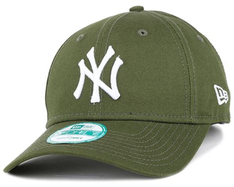 Ny Yankees League Essential Green 940 Adjustable New Era Caps