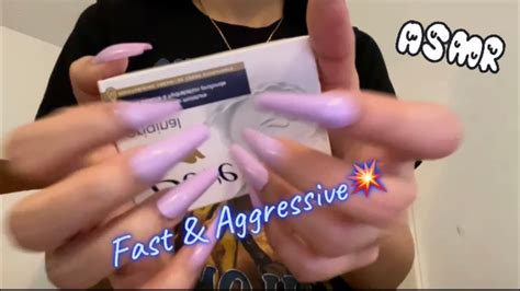 Asmr Fastest Tapping Ever Challenge 💜 Eevyasmrofficial Youtube