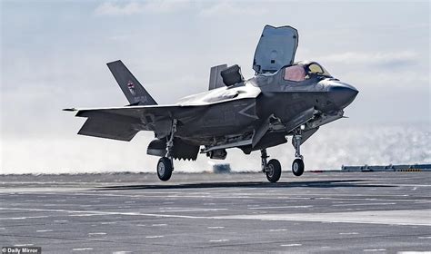 First Royal Navy Pilot To Land An F 35b On Hms Queen Elizabeth Tells His Incredible Story