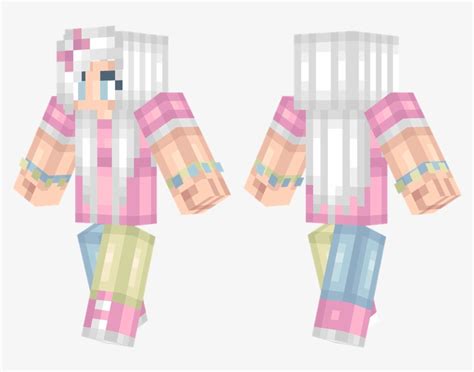 Pink Girl Minecraft Skins Girl Bunny Free Transparent Png Download