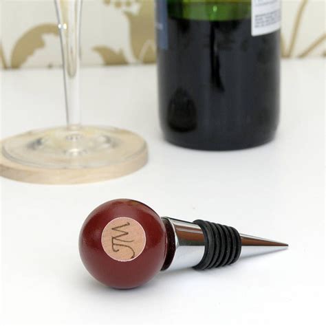 red wine bottle stopper with personalisation red wine bottle wine bottle stoppers personalized