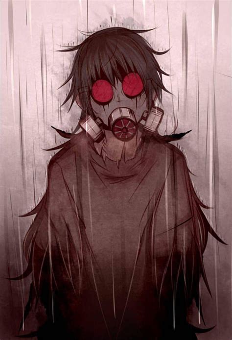 Mask Creepy Animeboy Dark Anime Scary Art Dark Fantasy Art