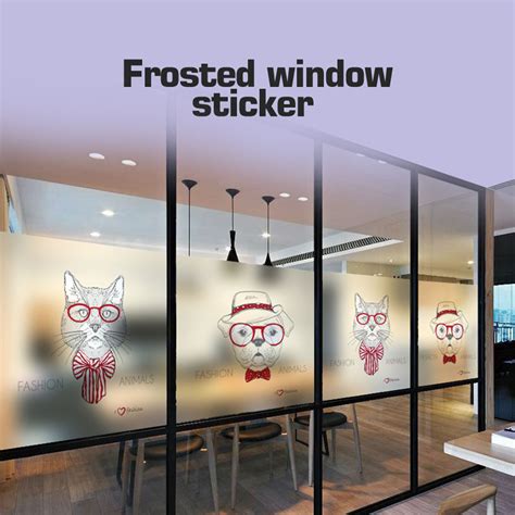Frosted Window Sticker Lotus Sign And Print