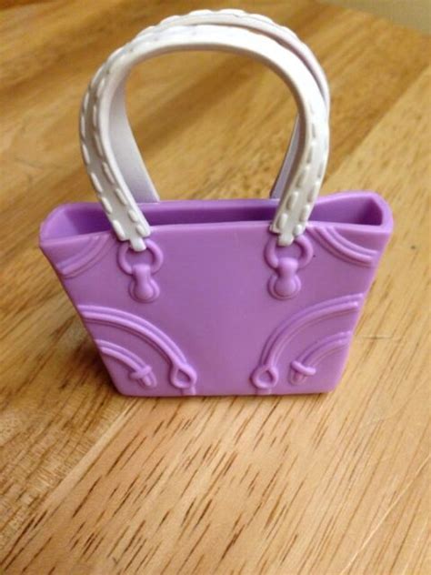 Purple Barbie Doll Bag With White Strap Ebay