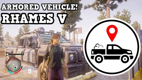 Posted by 2 years ago. THE EXACT LOCATION OF THE MILITARY TRUCK | RHAMES V | DRUCKER COUNTY | STATE OF DECAY 2! - YouTube