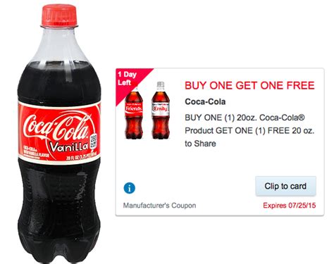 Walgreens Buy 1 Get 1 Free Coca Cola Coupon Hip2save
