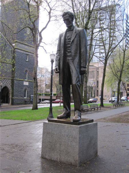 Abraham Lincoln Statue Portland Oregon