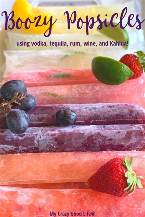 Adult Popsicles Popsicles With Alcohol