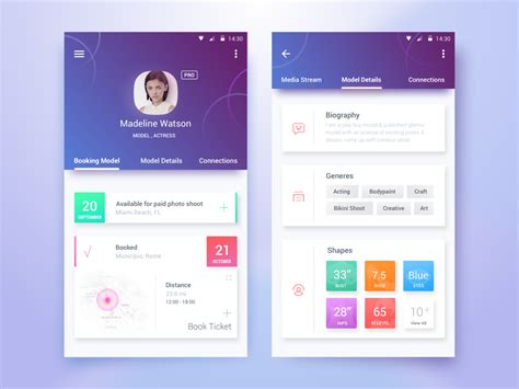 Android Profile Screen Ui Design Inspiration Onaircode