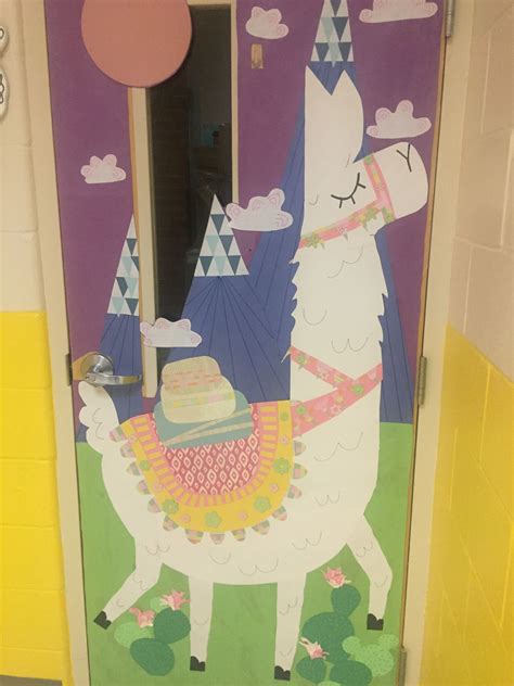 Llama Classroom Door Preschool Classroom Themes Door Decorations
