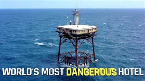 Worlds Most Dangerous Hotel Frying Pan Tower Youtube