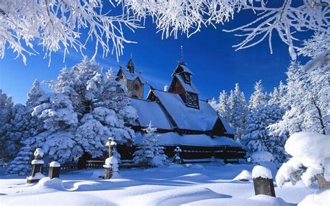 Snowy Church