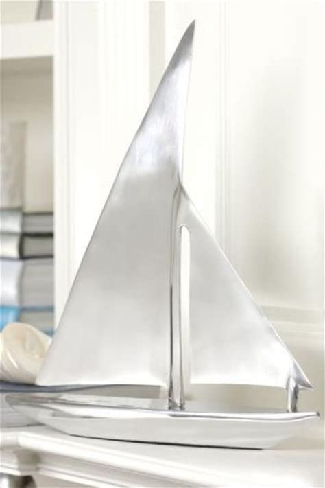 Decorating for a special event shouldn't break the bank. Aluminum Decorative Sail Boat II Sailboat decor | Nautical ...