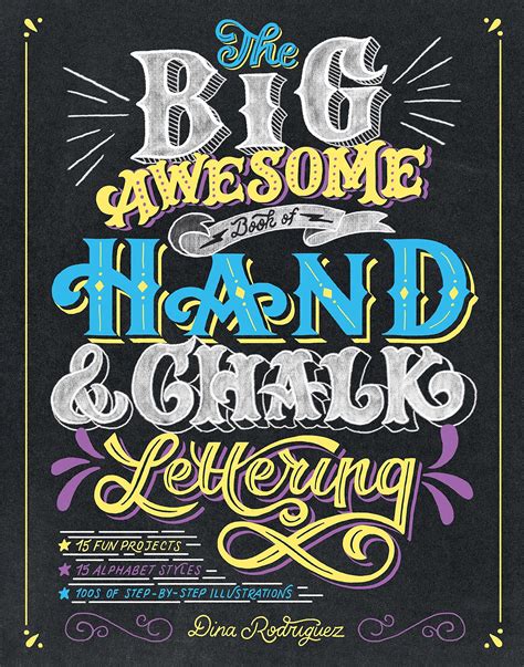 The Big Awesome Book of Hand & Chalk Lettering | Chalk lettering, Lettering, Creative lettering