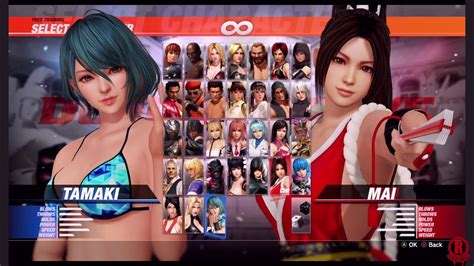 Dead Or Alive 6 All Characters Dlc Tamaki Updated 1080p 60fps Youtube