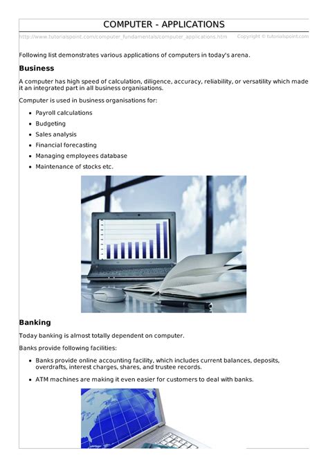 Computer applications - tutorialspoint/computer_fundamentals/computer