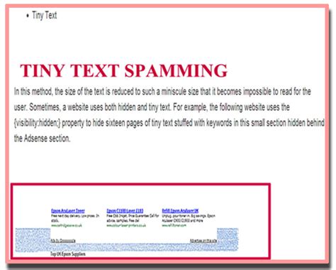 Tiny Text Dot Linking Tiny Text Linking Html Text Codes Seo Company