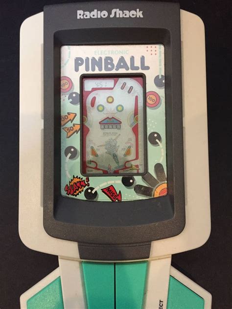 Vintage Electronic Pinball Handheld Radio Shack Vintage Game Etsy