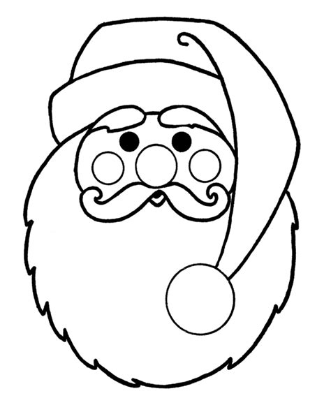 Gallery of christmas images for preschooler. Embroidery | Santa coloring pages, Printable christmas ...