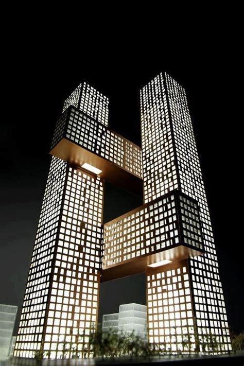 Cross Towers Seoul Korea 20 Eccentric And Bizarre Building Designs