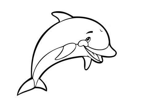 Dibujo Para Colorear De Delfines Dolphin Drawing Super Coloring Images And Photos Finder