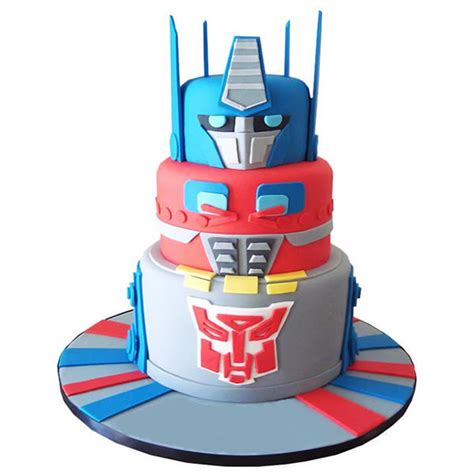 Transformer Optimus Prime Cake