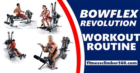 A Complete Bowflex Revolution Workout Plan Workout Plan Bowflex